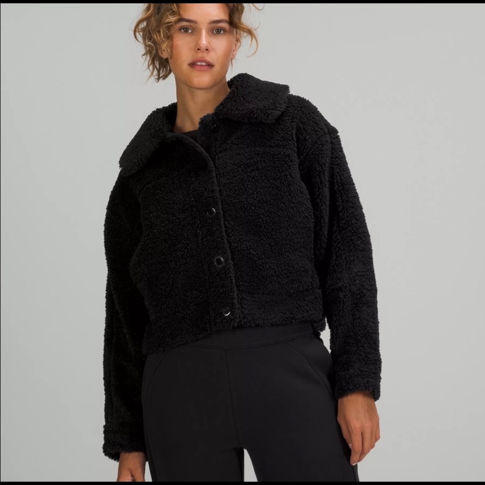 Lululemon Textured Button Up Fleece